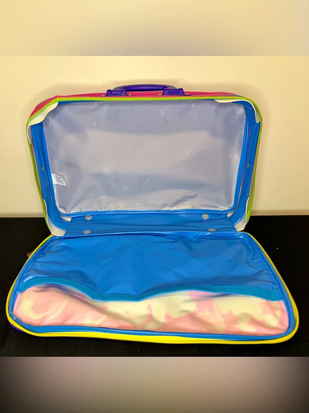 RARE 90s Kittens & Balloons Small Suitcase Lisa Frank Overnight Bag w/ Handle